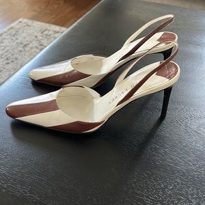 Vintage Ralph Lauren Striped Slingback size 5.5